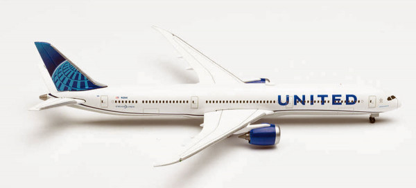 Herpa Wings 534321 - United Airlines - new Colors, Boeing 787-10 Dreamliner - N12010 - 1:500