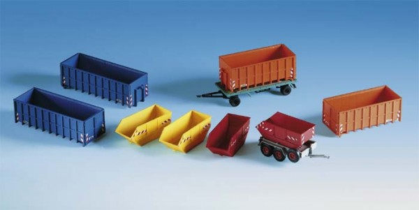 Kibri 38648 - Deko-Set Absetzcontainer - H0