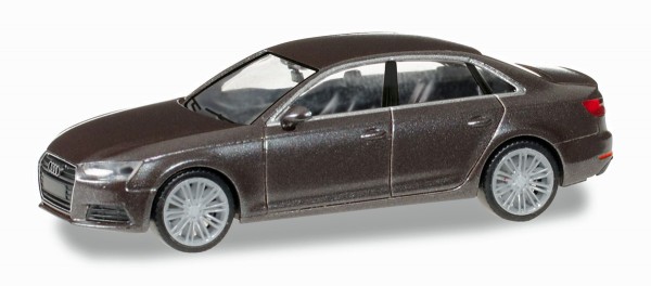 Herpa 038560 - Audi A4 ® Limousine, argusbraun metallic - 1:87