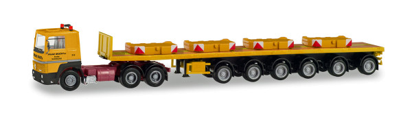 Herpa 311434 - Renault R 360 6x4 Ballasttrailer-Sattelzug mit 4 Ballastgewichten &quot;Franz Bracht&quot; - 1: