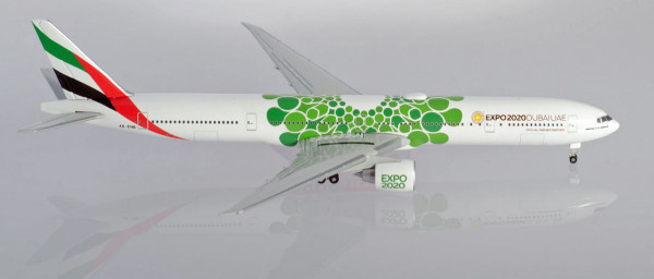 Herpa Wings 533720 - Emirates Boeing 777-300ER - Expo 2020 Dubai &quot;Sustainability&quot; Livery - A6-ENB -
