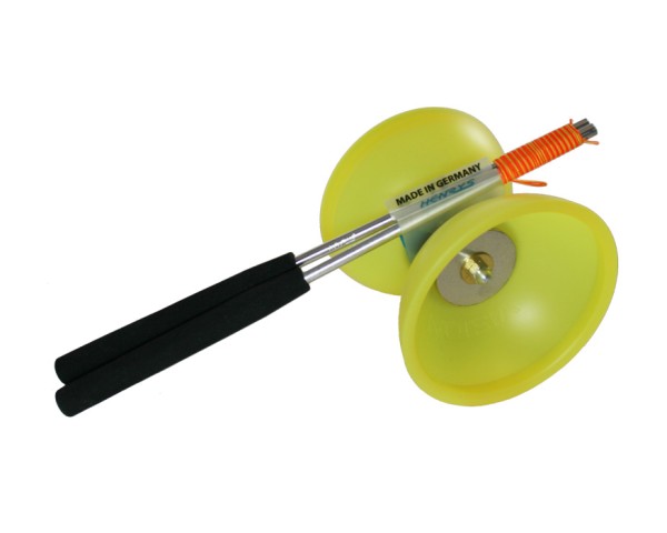 Henrys Diabolo Vision Set - gelb - inkl. Alu-Handstäbe
