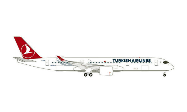Herpa Wings 535465 - Turkish Airlines Airbus A350-900 - TC-LGA - 1:500