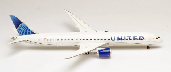 Herpa Wings 570848 - United Airlines Boeing 787-10 Dreamliner - new 2019 colors - N12010 - 1:200