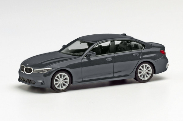 Herpa 430791-002 - BMW 3er Limousine, mineralgrau metallic - 1:87