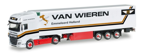 Herpa 306256 - DAF XF SSC Euro 6 Kühlkoffer-Sattelzug &quot;Van Wieren&quot; (NL) - 1:87