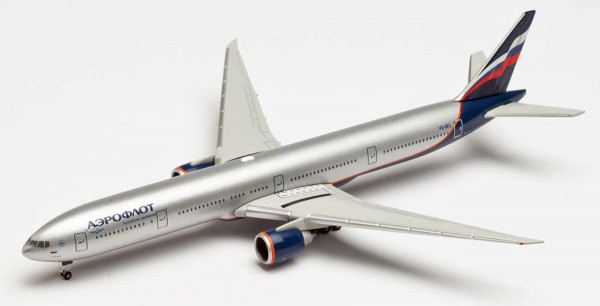 Herpa Wings 526364-002 - Aeroflot Boeing 777-300ER “K. Balmont” - VQ-BFL “K. Balmont” - 1:500