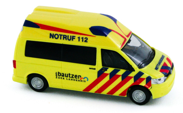 Rietze 53438 - Ambulanz Mobile Hornis Silver ´10 Rettungsdienst Radeberg - 1:87