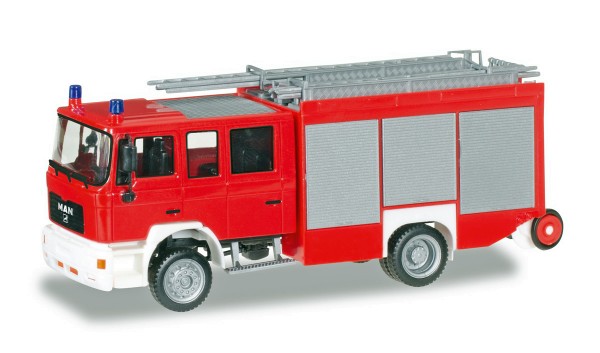 Herpa 092913 - MAN M 2000 Löschfahrzeug HLF 20 "Feuerwehr, unbedruckt" - 1:87