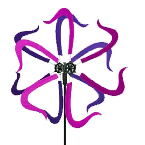 Invento-HQ Design Line: Windmill Purple Swing (37 x 118 cm) - Windspiel