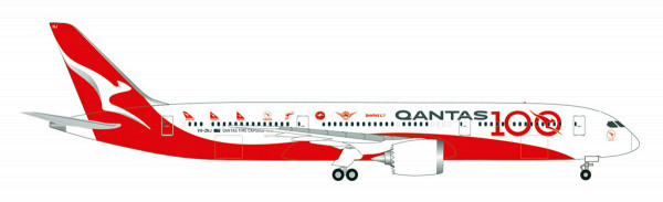 Herpa Wings 534079 - Qantas Boeing 787-9 Dreamliner - 100th Anniversary "Longreach" - VH-ZNJ - 1:500