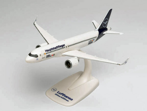 Herpa Wings 613156 - Lufthansa Airbus A320neo &quot;Hauptstadtflieger&quot; - D-AINZ - 1:200 - Snap-Fit