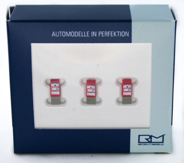 Rietze 16401 - Fahrkartenautomat ÖBB (AT) 3 Stück - 1:160