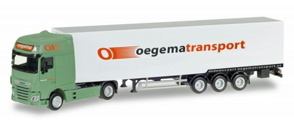 Herpa 307932 - DAF XF SC Euro 6 Koffer-Sattelzug &quot;Oegema&quot; (NL) - 1:87