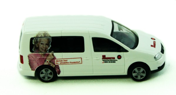 Rietze 51557 - VW Caddy Maxi Die Johanniter RV Südbrandenburg - 1:87