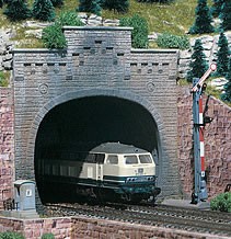 Vollmer 42503 - Tunnelportal 2gleisig mit Aufsatz- H0 (2503)