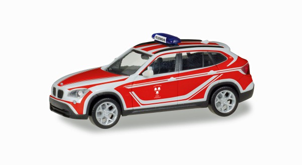 Herpa 093552 - BMW X1 Kommandowagen &quot;Feuerwehr Landshut&quot; - 1:87