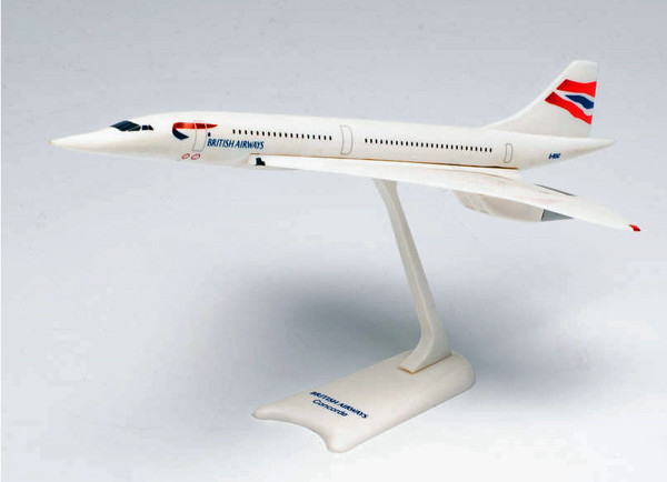 Herpa Wings 613439 - British Airways Aérospatiale-BAC Concorde - G-BOAC - 1:250 - Snap-Fit