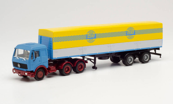 Herpa 313124 - Mercedes-Benz NG 6x4 Planen-Sattelzug "CSAD" - 1:87