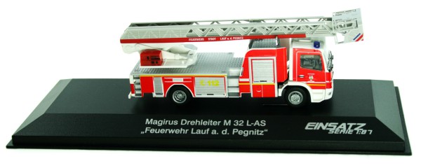 Rietze 68560 - Magirus DLK MB Atego FW Lauf a.d. Pegnitz - 1:87 - Einsatzserie