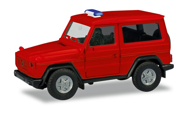 Herpa 013086 - Herpa MiniKit: Mercedes-Benz G-Modell, rot (unbedruckt / Blaulichtbalken wird beigele