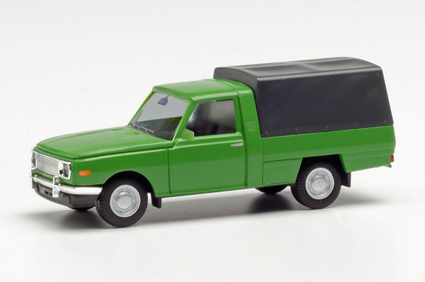 Herpa 420945 - Wartburg 353 Trans 66 mit Plane, grün - 1:87