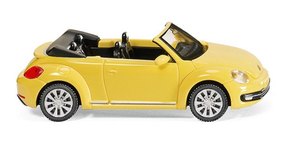 Wiking 002801 - VW The Beetle Cabriolet - saturn-yellow - 1:87