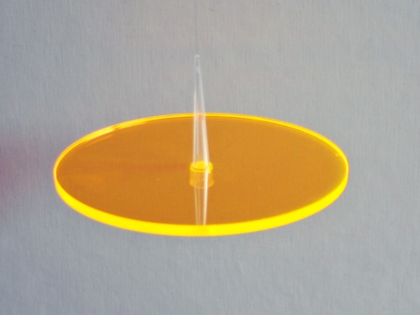 Lichtzauber Sonnenfänger - Scheibe klein, Ø 10 cm, orange (Elliot 1019022)