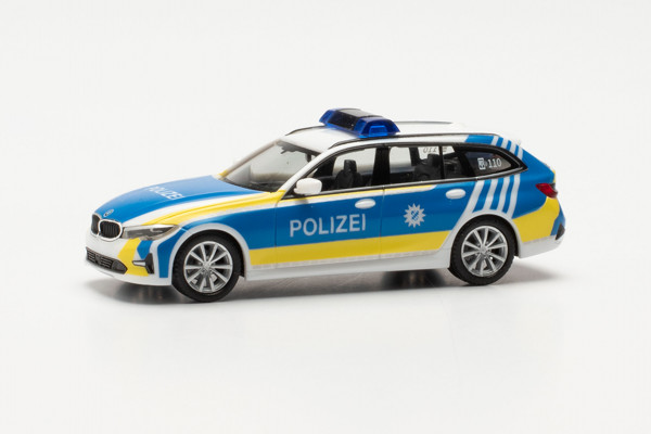 Herpa 097000 - BMW 3er Touring &quot;Polizei Bayern&quot;, weiß - 1:87