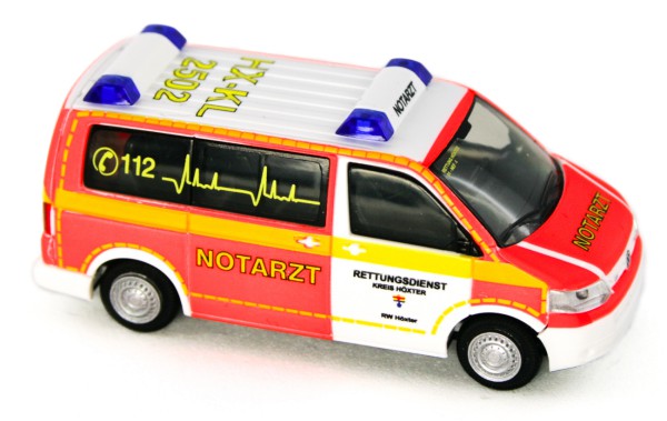 Rietze 53437 - Volkswagen T5 `10 Notarzt Rettungsdienst Höxter - 1:87