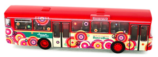 Rietze 74320 - Mercedes-Benz O 305, Stadtwerke Tübingen Retrobus - 1:87 - Collectors Edition