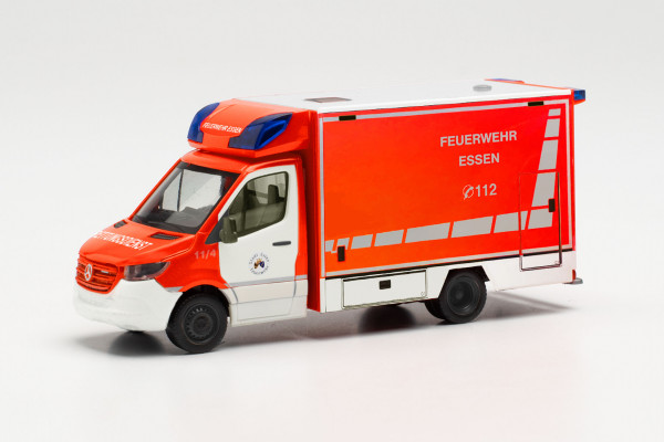 Herpa 096737 - Mercedes-Benz Sprinter `18 Fahrtec RTW „Feuerwehr Essen“ - 1:87