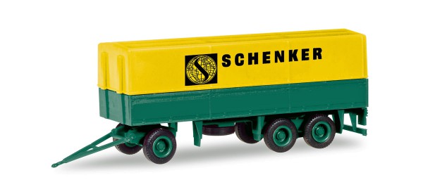 Herpa 013338 - Herpa MiniKit: Planen-Hänger 3-achs "Schenker" - 1:87