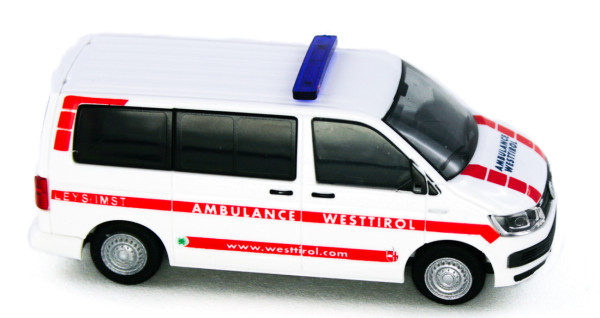 Rietze 53711 - Volkswagen T6 Ambulance Westtirol (AT) - 1:87