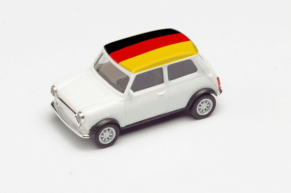 Herpa 420617 - Mini Cooper Europameisterschaft 2021, Deutschland - 1:87